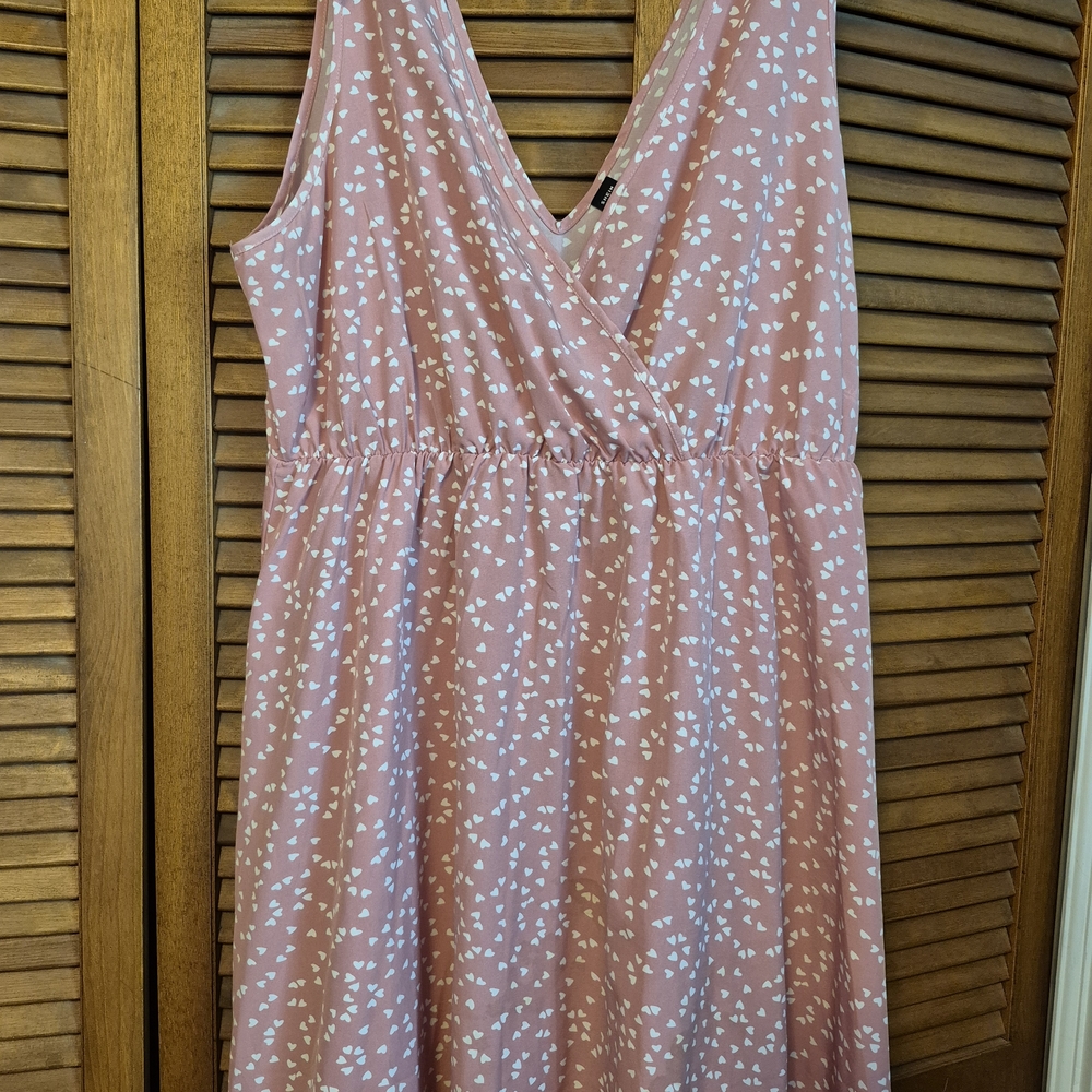 SHEIN Pink Floral Dress